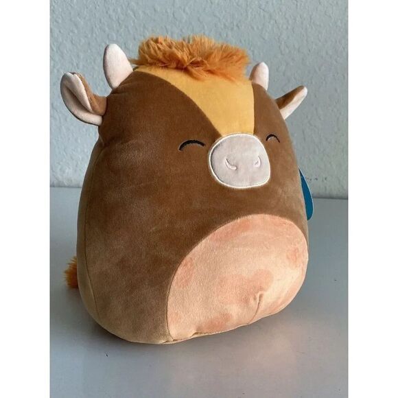 Squishmallows 10” Quinick The Brown And Orange Cow With Fuzzy Mohawk NEW 2023 - Picture 11 of 11